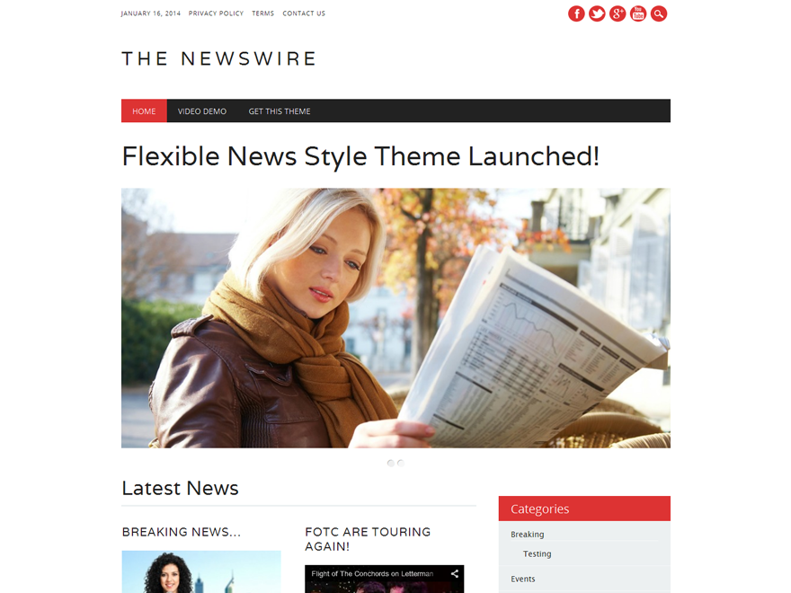 The Newswire Theme